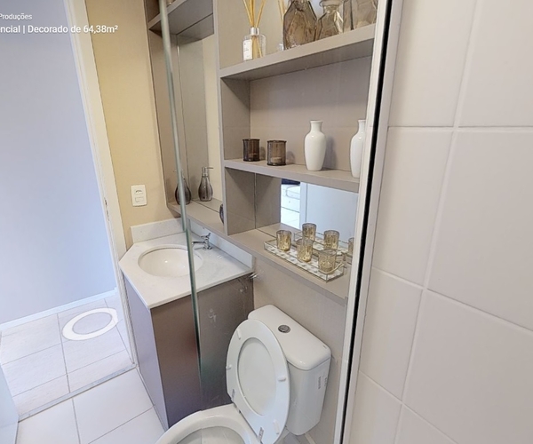 Apartamento à venda em Del Castilho com 64,37 m²,  3 quartos 