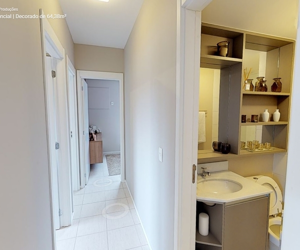 Apartamento à venda em Del Castilho com 64,37 m²,  3 quartos 