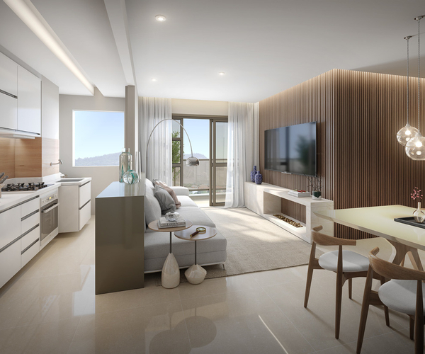 Aparta à venda na Tijuca com 60,68 m²,  2 quartos 