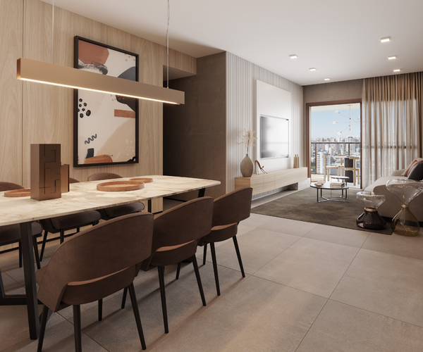 Apartamento à venda no Maracanã com 98,45 m² - 3 quartos