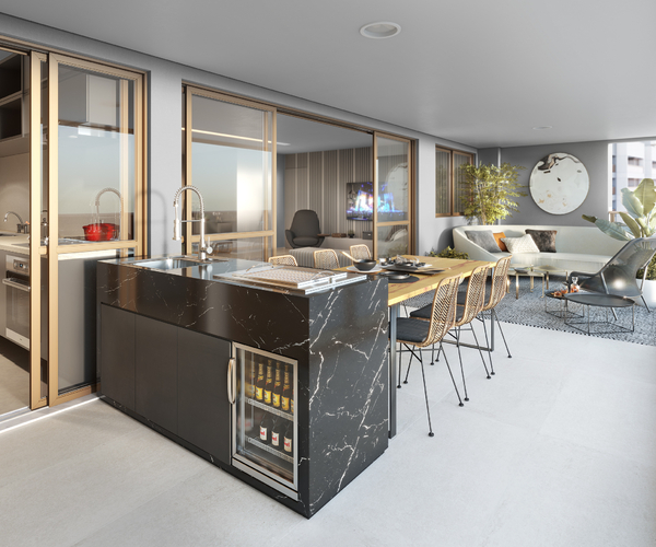 Apartamento à venda na Barra da Tijuca com 119,92 m² - 3 quartos