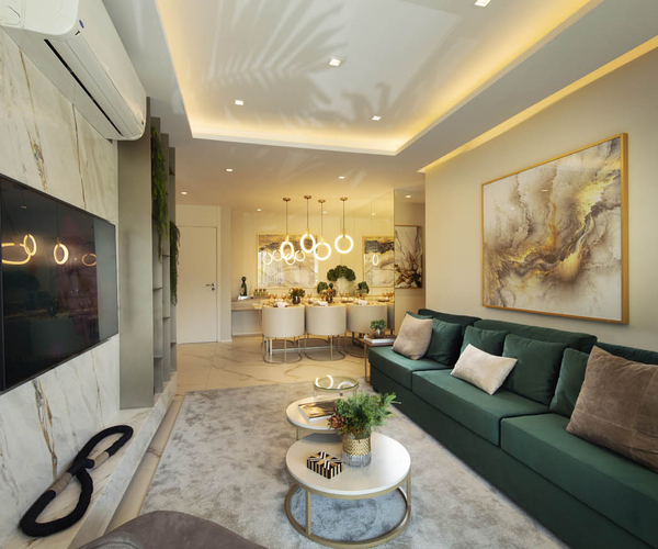 Apartamento à venda na Barra da Tijuca com 91,39 - 3 quartos