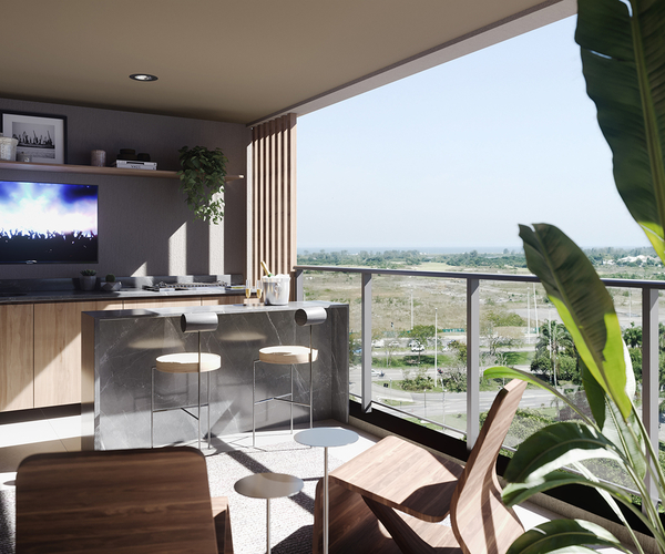 Apartamento à venda na Barra da Tijuca com 91,39 - 3 quartos