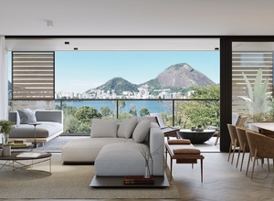 Apartamento à venda na Lagoa com 183,35 m² - 4 quartos 