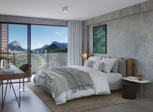 Apartamento à venda na Lagoa com 183,35 m² - 4 quartos 