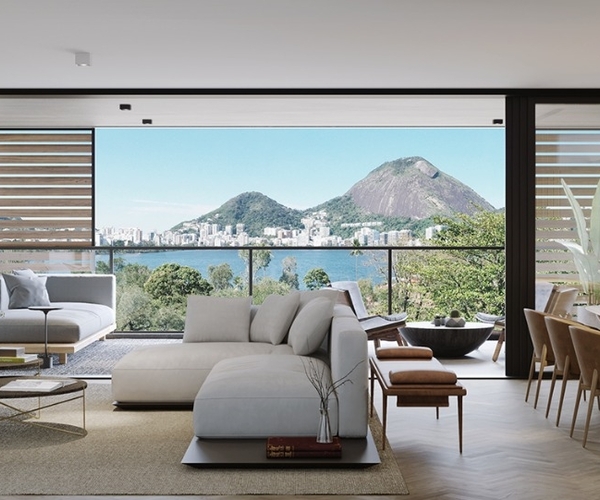 Apartamento à venda na Lagoa com 183,35 m² - 4 quartos 