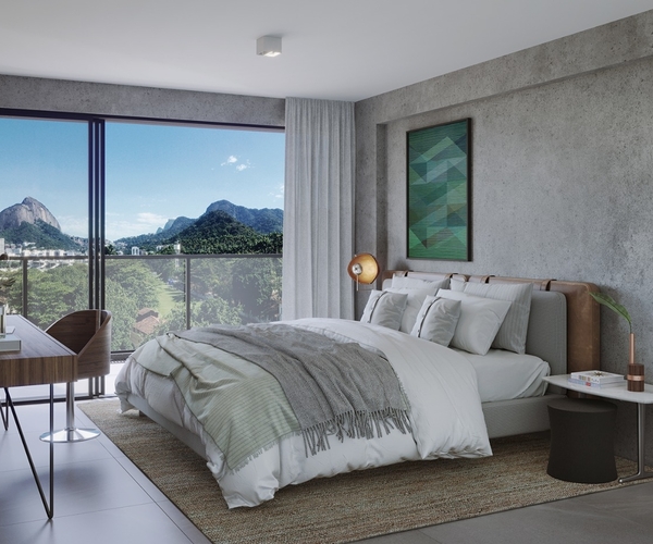 Apartamento à venda na Lagoa com 183,35 m² - 4 quartos 