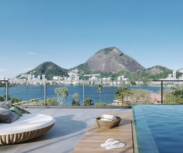 Apartamento à venda na Lagoa com 183,35 m² - 4 quartos 