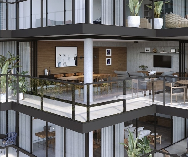 Apartamento à venda na Lagoa com 183,35 m² - 4 quartos 