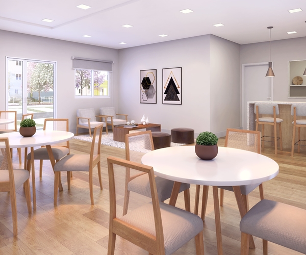 Apartamento à venda em Ramos com 46,40 m² - 2 quartos