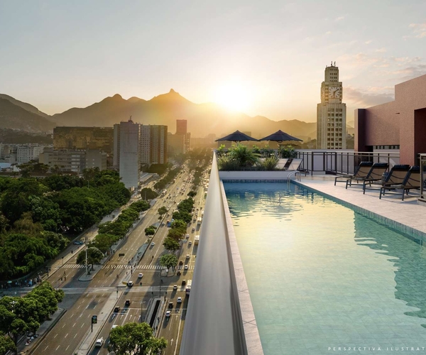 Apartamento à venda em Centro do Rio com 54,45 m²,  2 quartos 