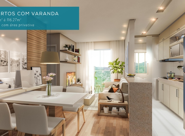 Apartamento à venda em Nova Iguaçu com 49 a 116 m²,  2 quartos 