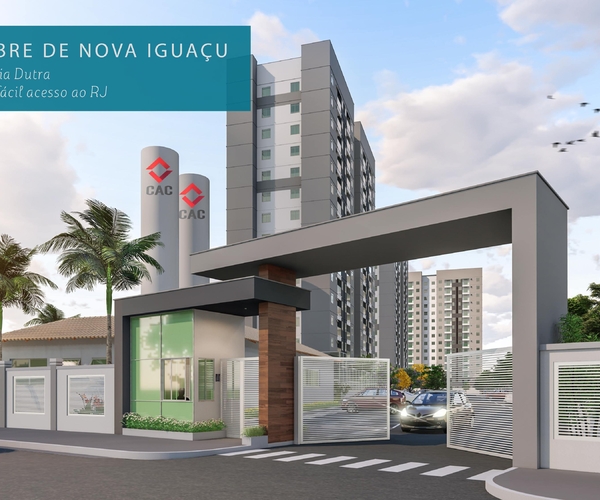 Apartamento à venda em Nova Iguaçu com 49 a 116 m²,  2 quartos 