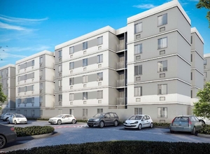 Apartamento à venda em Belford Roxo com 45,18 m²,  2 quartos 