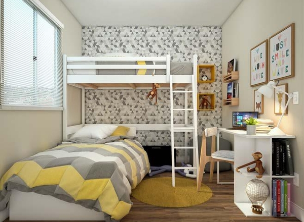 Apartamento à venda em Belford Roxo com 45,18 m²,  2 quartos 