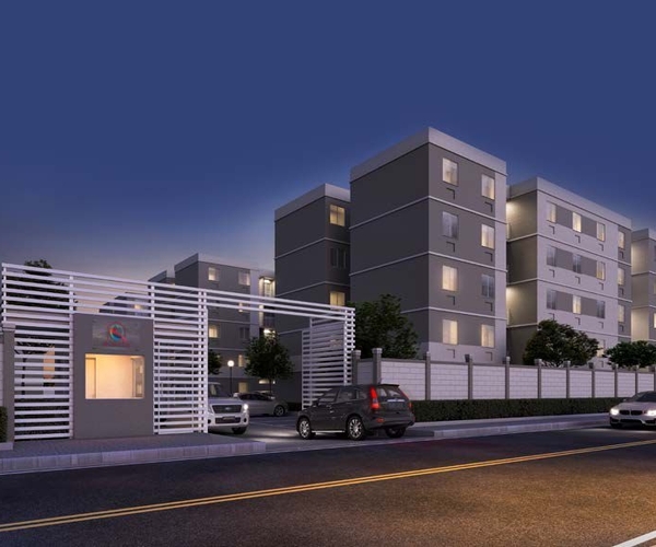 Apartamento à venda em Duque de Caxias com 45 m²,  2 quartos 