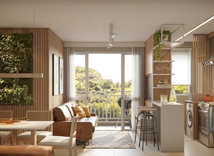 Apartamento à venda em Curicica com 45 m², 2 quartos 