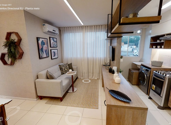 Apartamento à venda em Curicica com 45 m², 2 quartos 