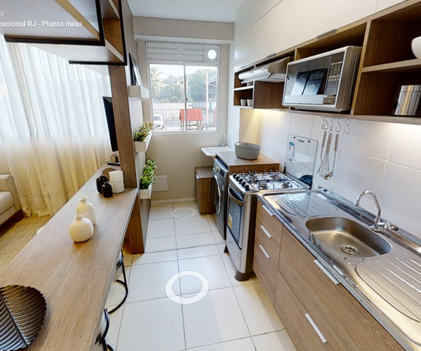 Apartamento à venda em Curicica com 45 m², 2 quartos 