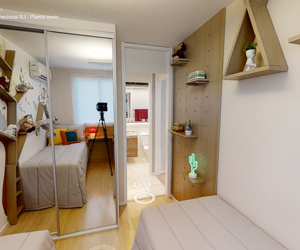 Apartamento à venda em Curicica com 45 m², 2 quartos 