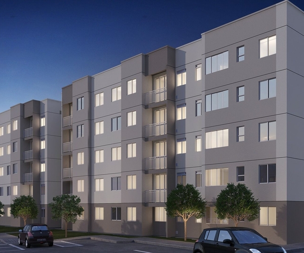 Apartamento à venda em Curicica com 45 m², 2 quartos 