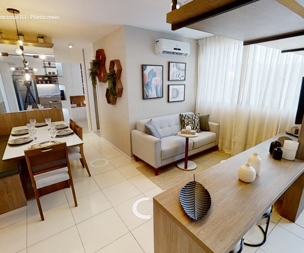 Apartamento à venda em Curicica com 45 m², 2 quartos 