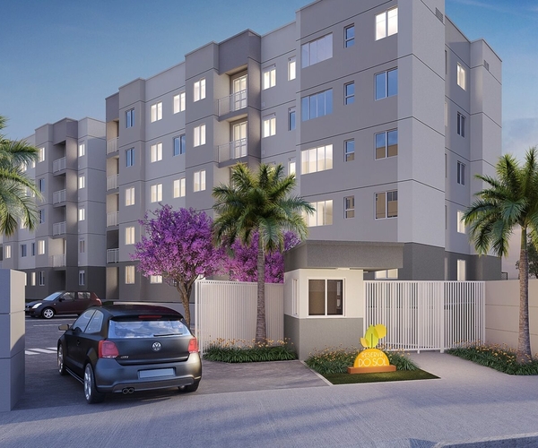 Apartamento à venda em Curicica com 45 m², 2 quartos 