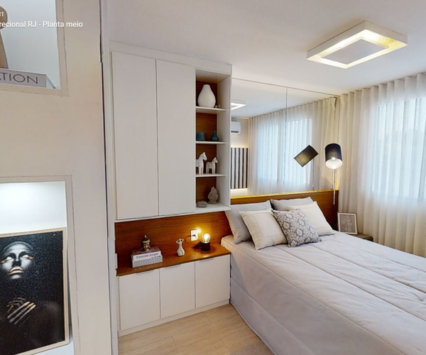 Apartamento à venda em Curicica com 45 m², 2 quartos 