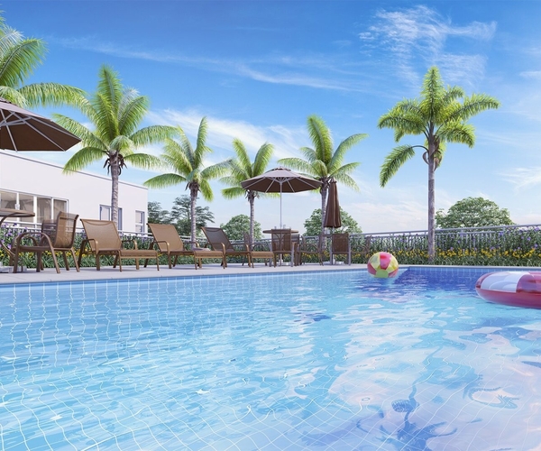 Apartamento à venda em Curicica com 45 m², 2 quartos 