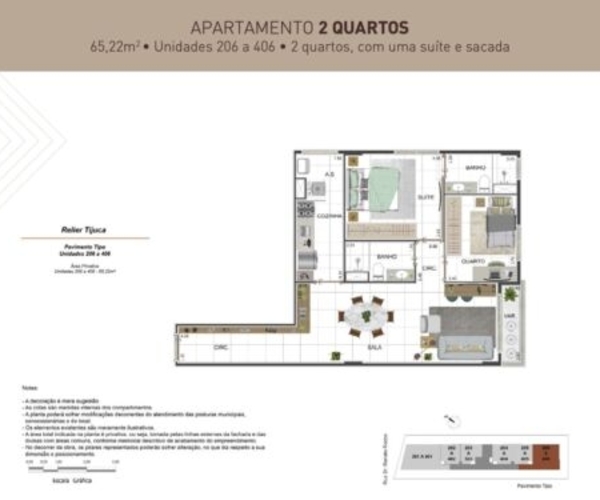 Apartamento à venda na Tijuca com 49 a 165 m², 1, 2 e 3 quartos 
