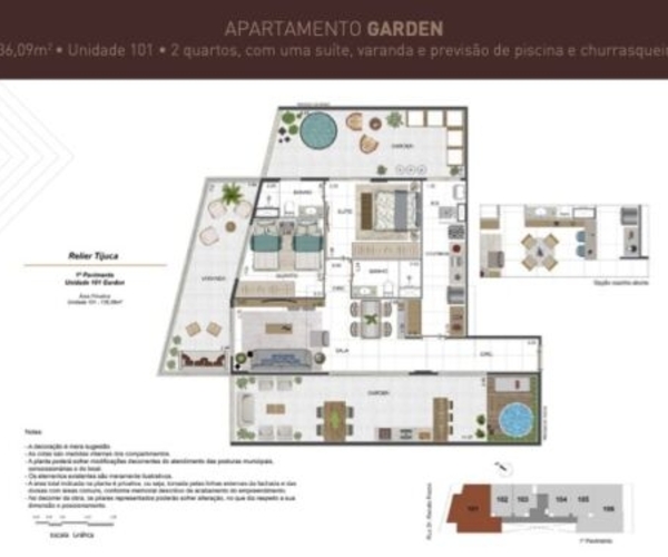 Apartamento à venda na Tijuca com 49 a 165 m², 1, 2 e 3 quartos 
