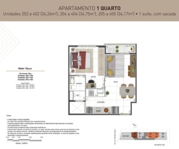 Apartamento à venda na Tijuca com 49 a 165 m², 1, 2 e 3 quartos 