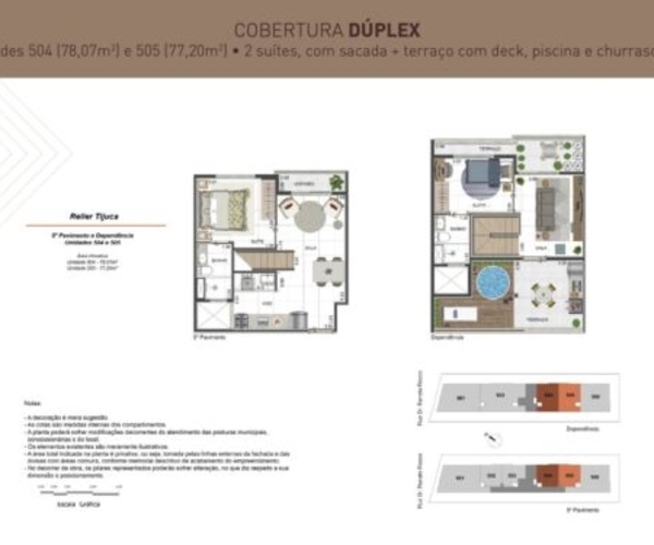 Apartamento à venda na Tijuca com 49 a 165 m², 1, 2 e 3 quartos 